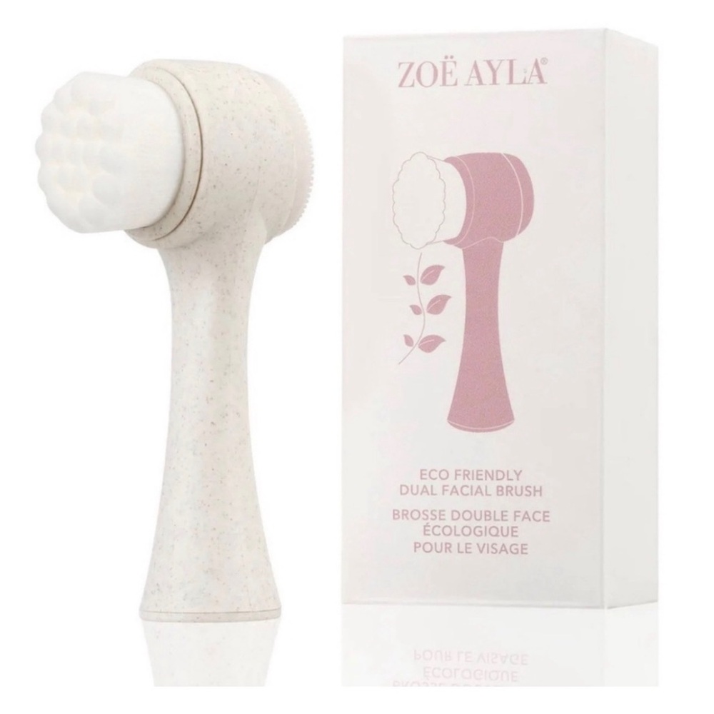 Zoe Ayla Eco Friendly Dual Facial Brush